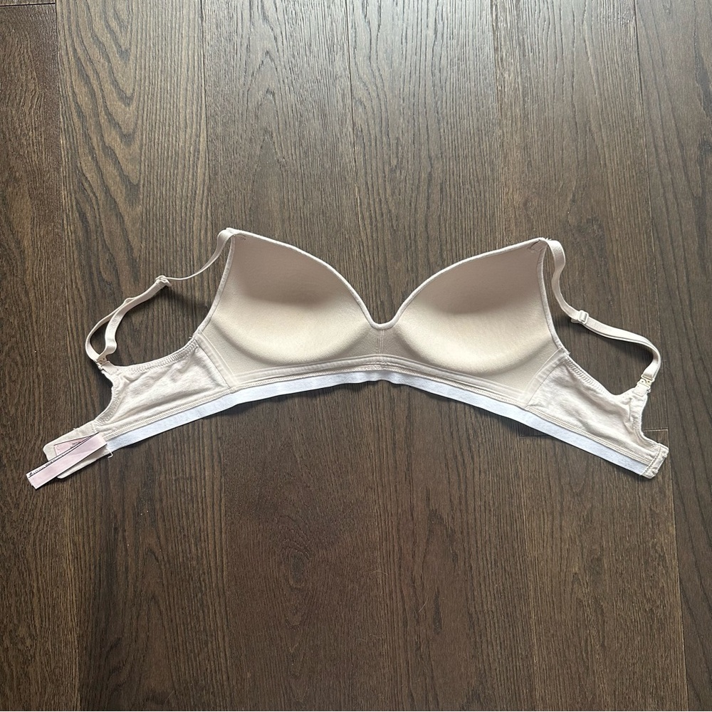 Victoria's Secret US 32C Light Beige T-Shirt Lightly Lined Wireless Bra - Picture 8 of 15